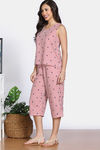 Zivame Loungewear Capri Set - Antique White — thumbnail 3